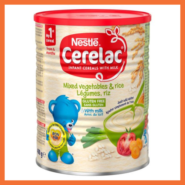 Picture of Nestle Cerelac(Mixed Vegetable & Legumes,riz from 7 months)