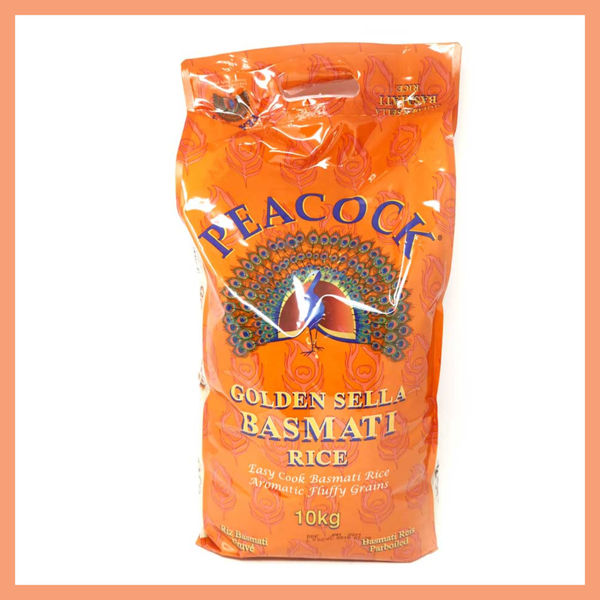 Picture of Peacock  Golden Sella Basmati Rice - 10kg