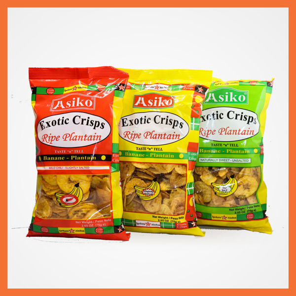 Picture of Asiko  Exotic Plantain Crisps