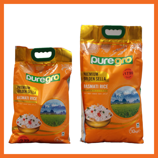 Picture of PureGro Premium Golden Sella Basmati Rice